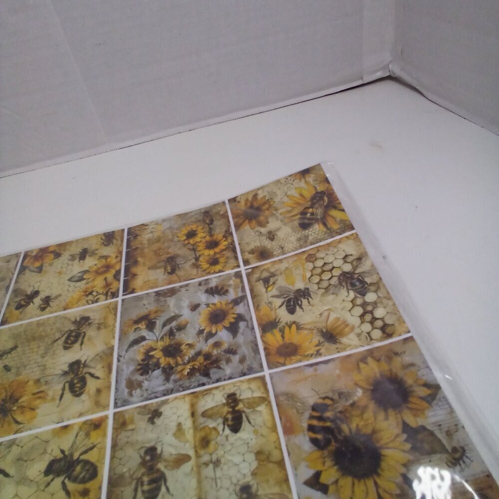 Scrapbooking Paper 12 x 12 Honey Bees Sunflowers 36 Sheets Craft DIY Double Side - Picture 6 of 8